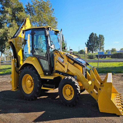 Cat backhoe loader